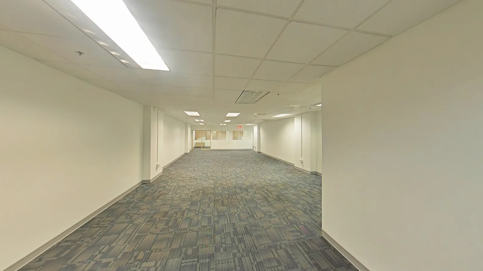 Office entrance, as is